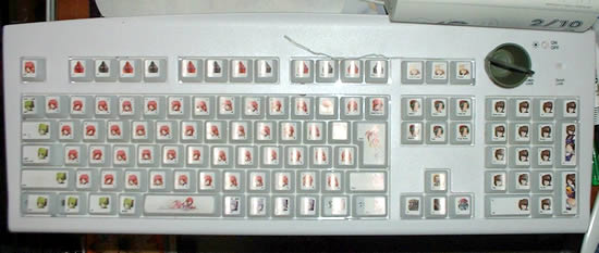 Pegatinas eróticas Escalayer para el teclado