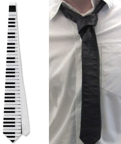 pero... corbata-piano toca música?