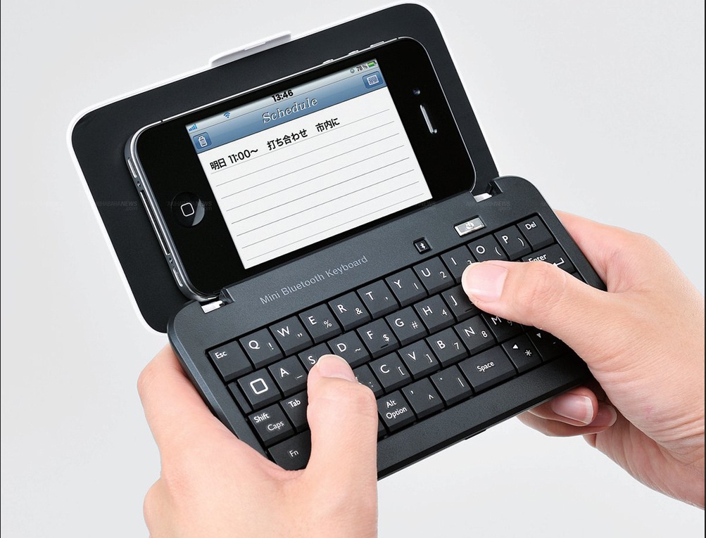 Teclado Elecom Bluetooh para smartphones que quieren tener su propio qwerty